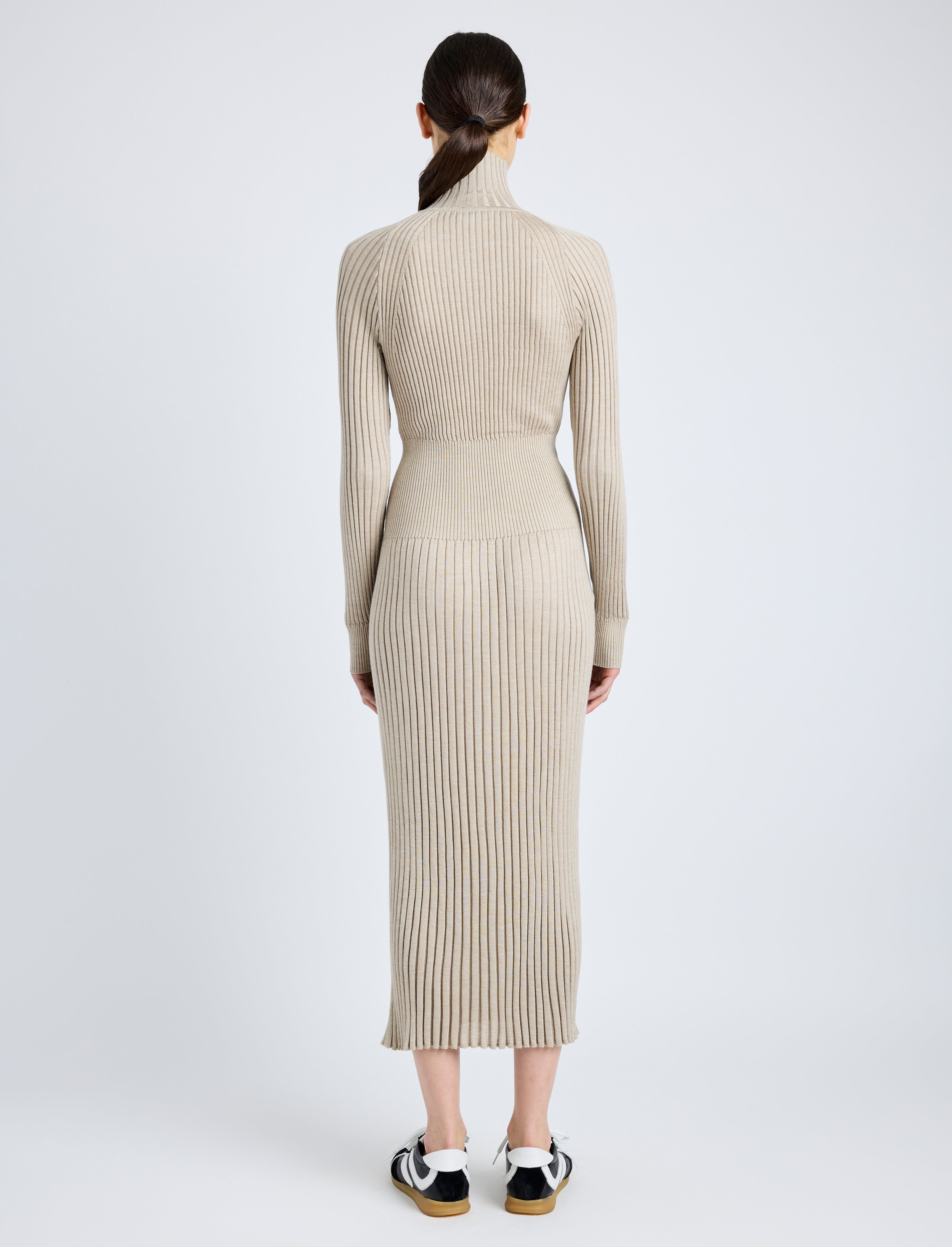 Maeve Dress in Superfine Merino Silk - 4