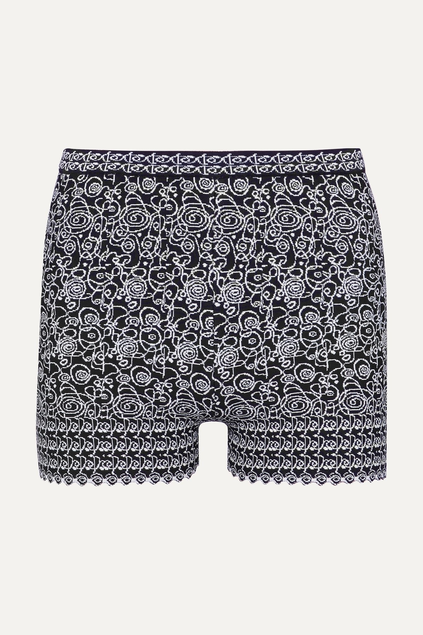 Jacquard-knit shorts - 1