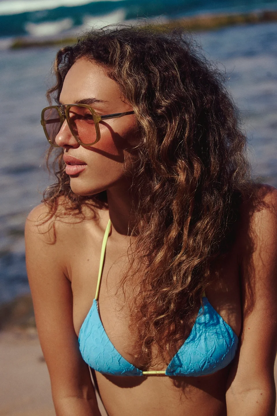 Janis Detail Aviator Sunglasses - 1