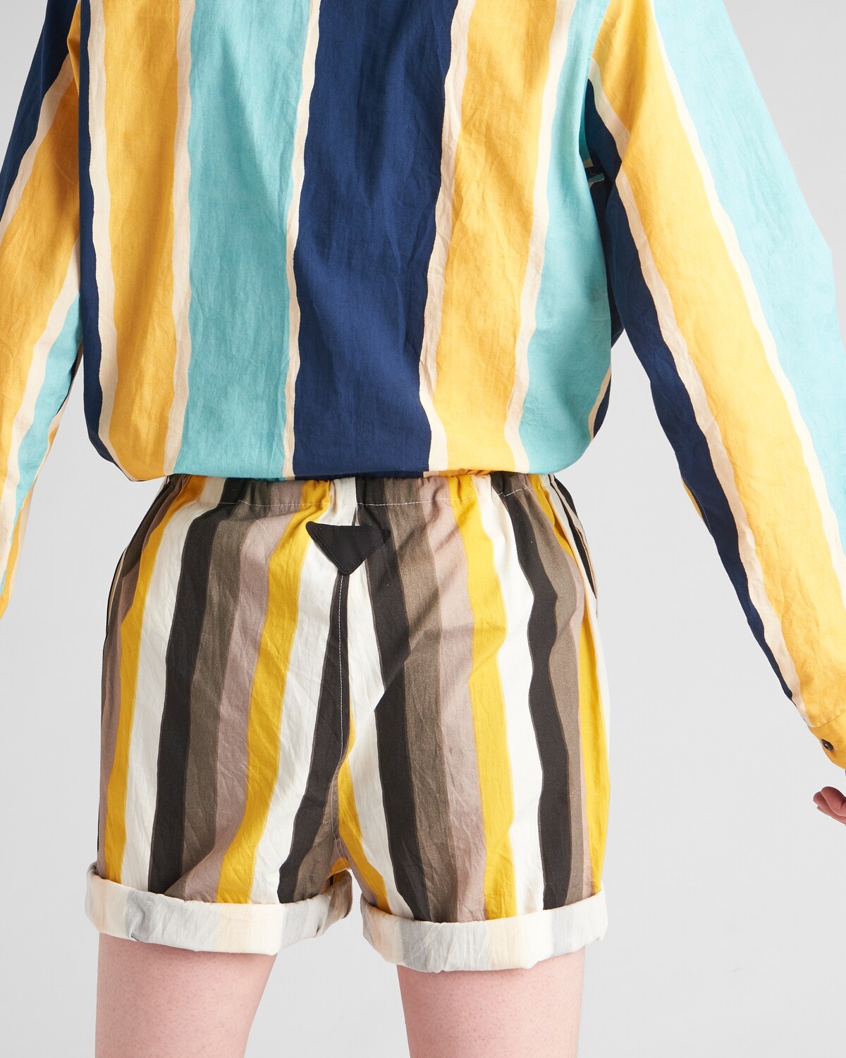Printed cotton Bermuda shorts - 3