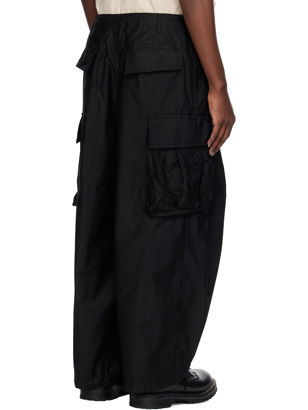 Black H. D. Cargo Pants - 3