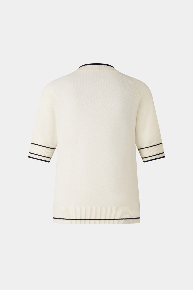 BOGNER Chiri knitted shirt in Cream outlook