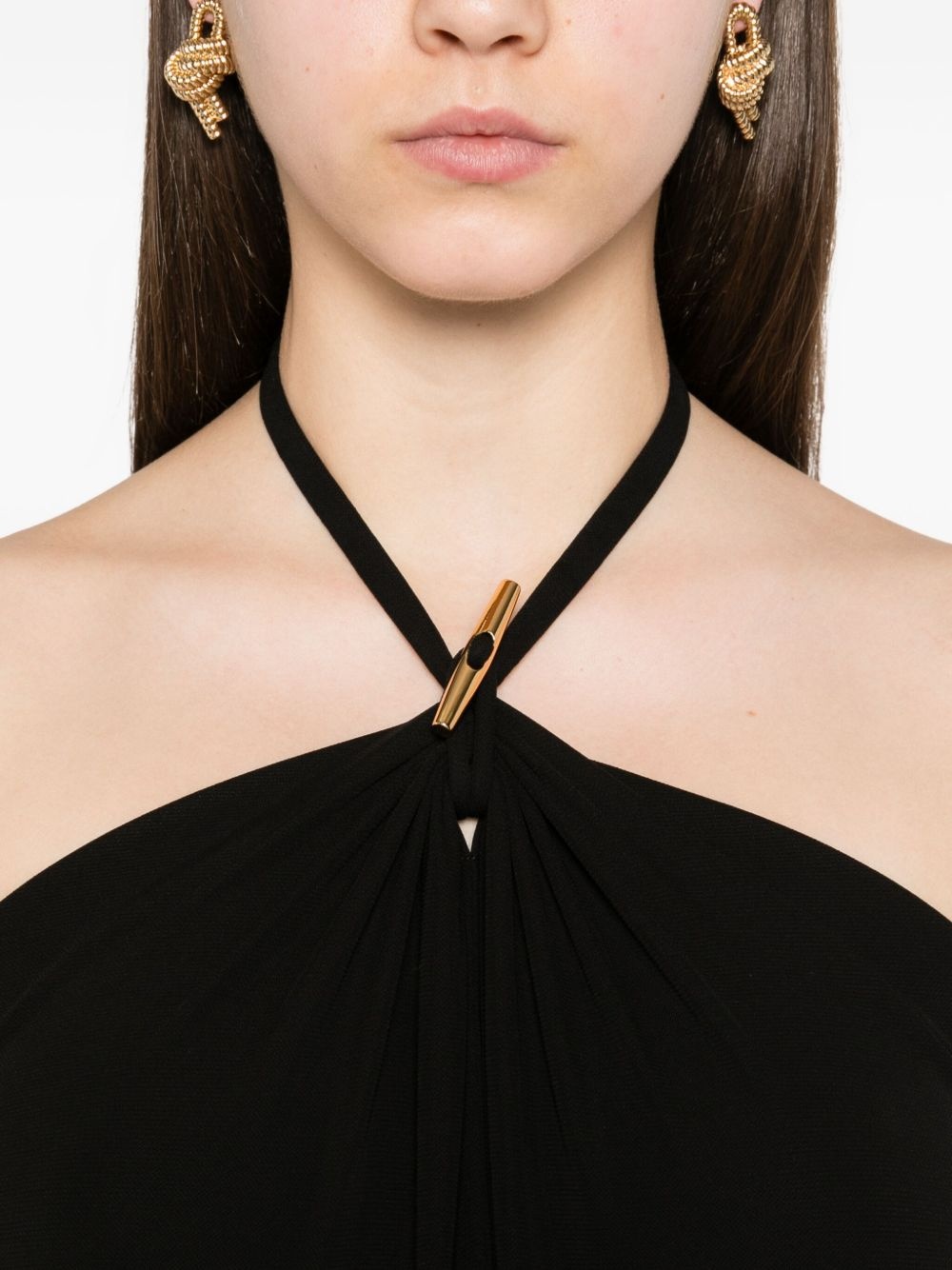 halterneck maxi day dress - 5