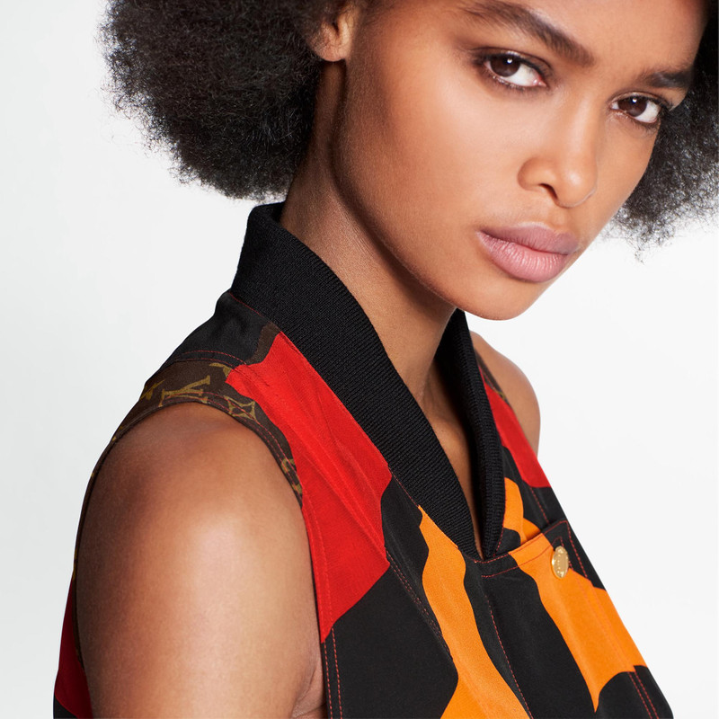 Game On Macro Monogram Flower Statement Short Jumpsuit  5