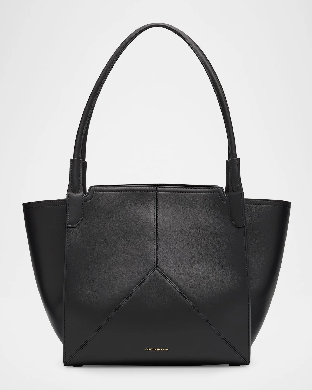 Victoria Small Leather Tote Bag - 1