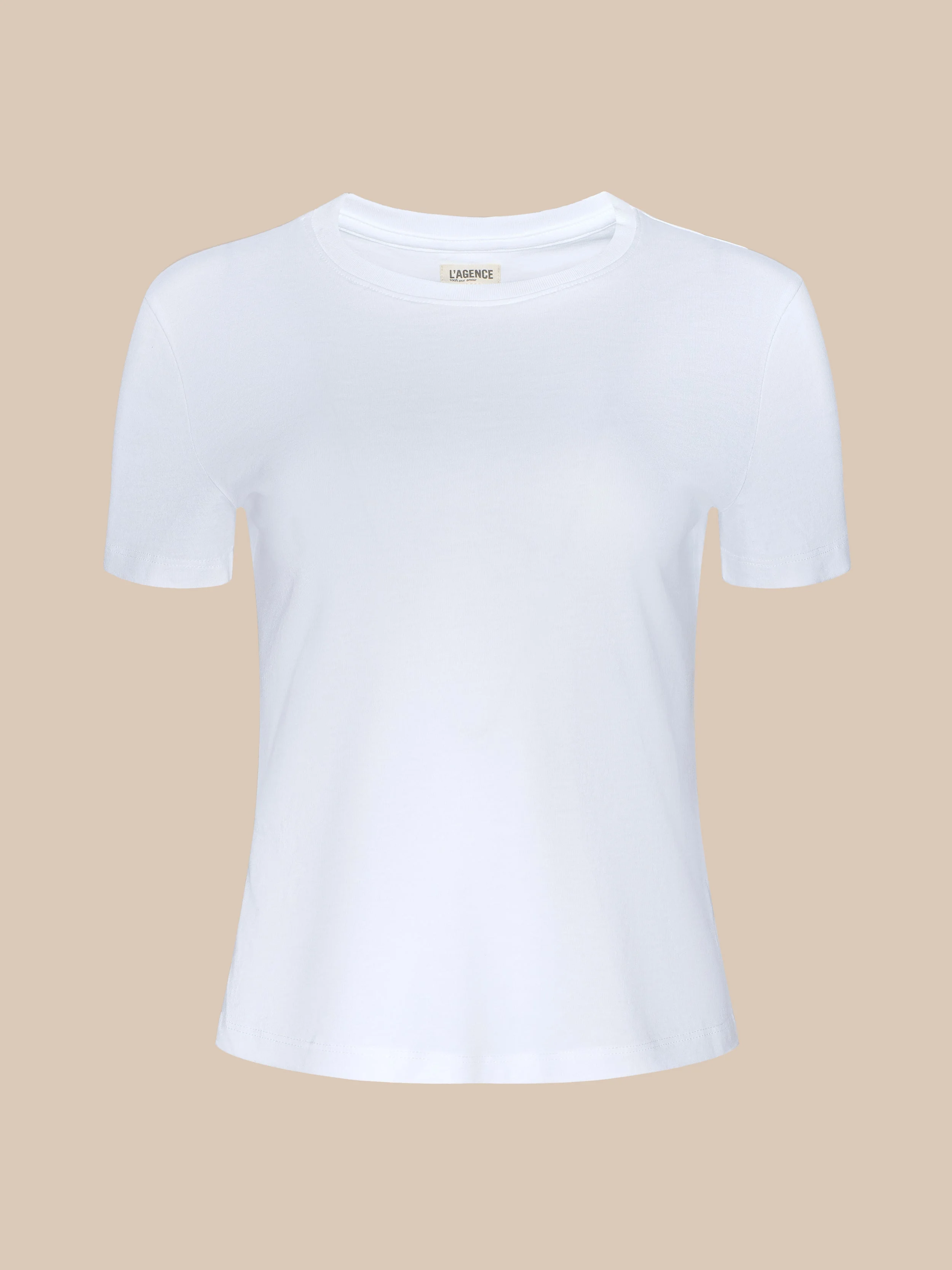 Aileen Cotton Crewneck Tee - 1