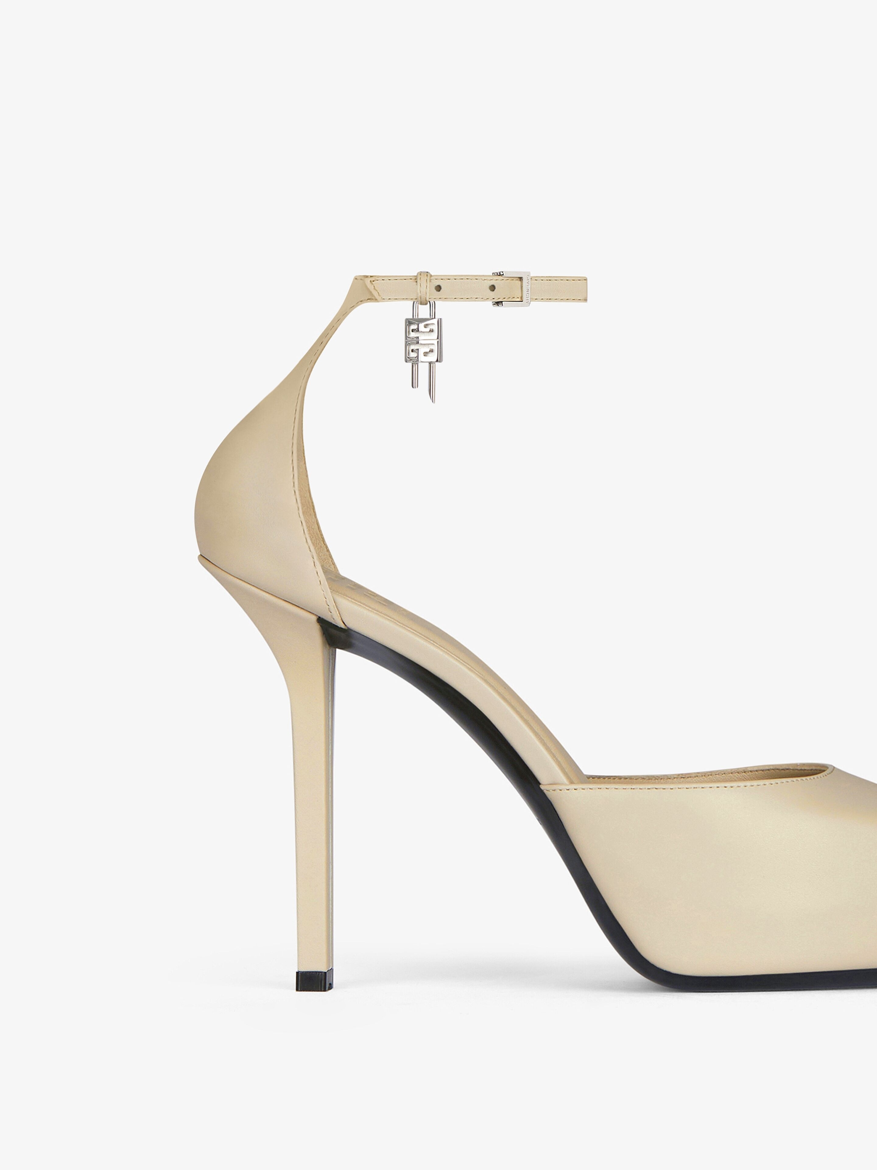 G-LOCK PLATFORM PUMPS IN LEATHER - 5