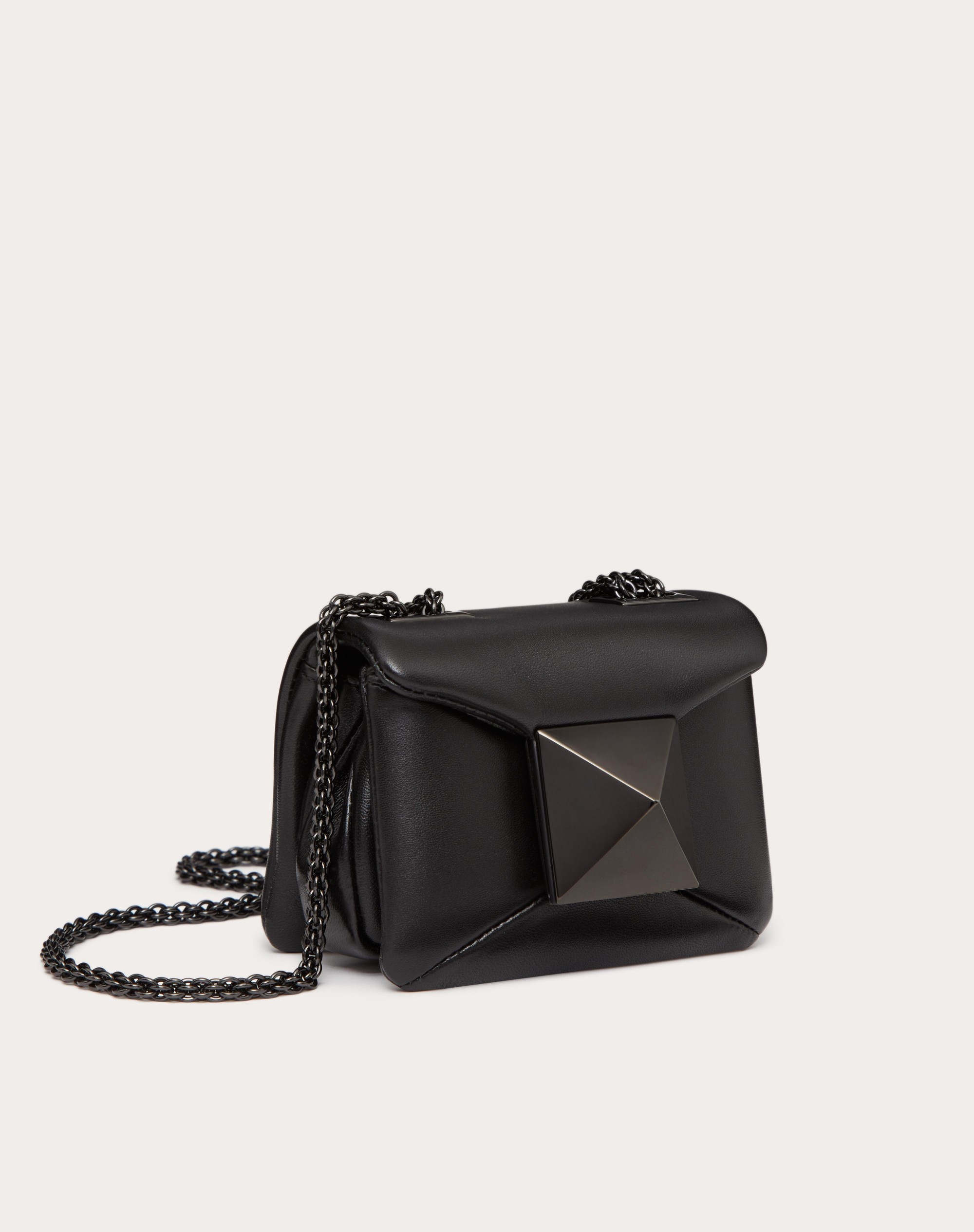 ONE STUD NAPPA MICRO BAG WITH CHAIN - 4