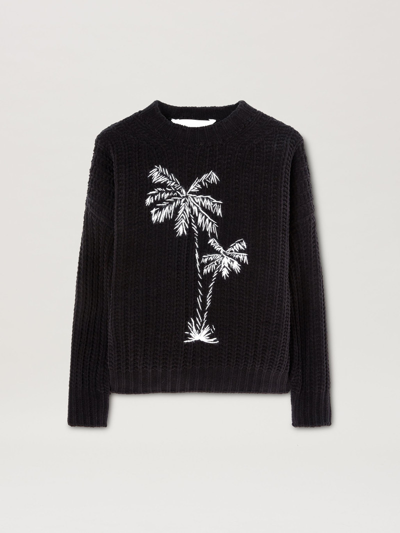 Palms Chunky Chenille Sweater 1