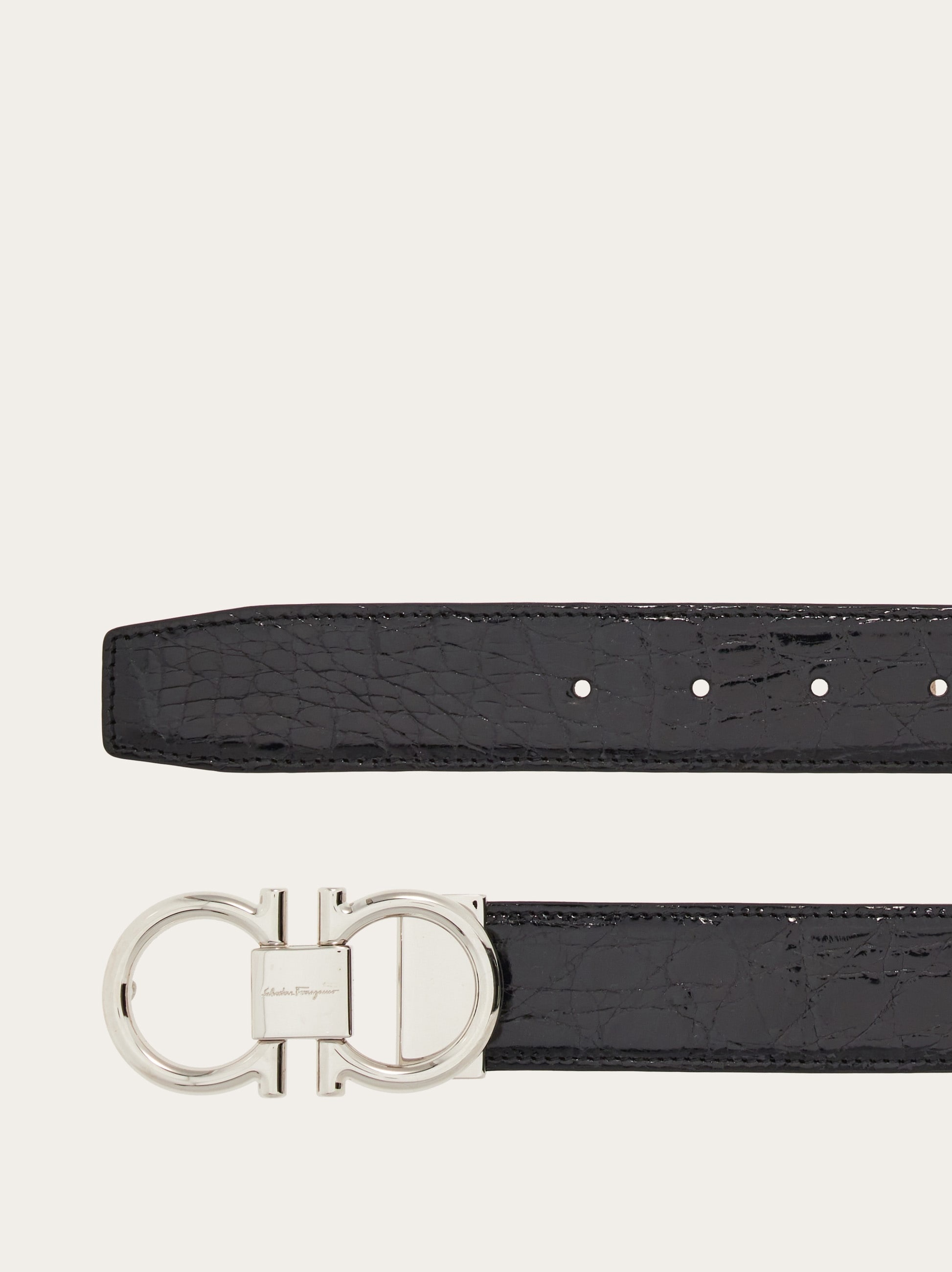 Adjustable Gancini belt - 2