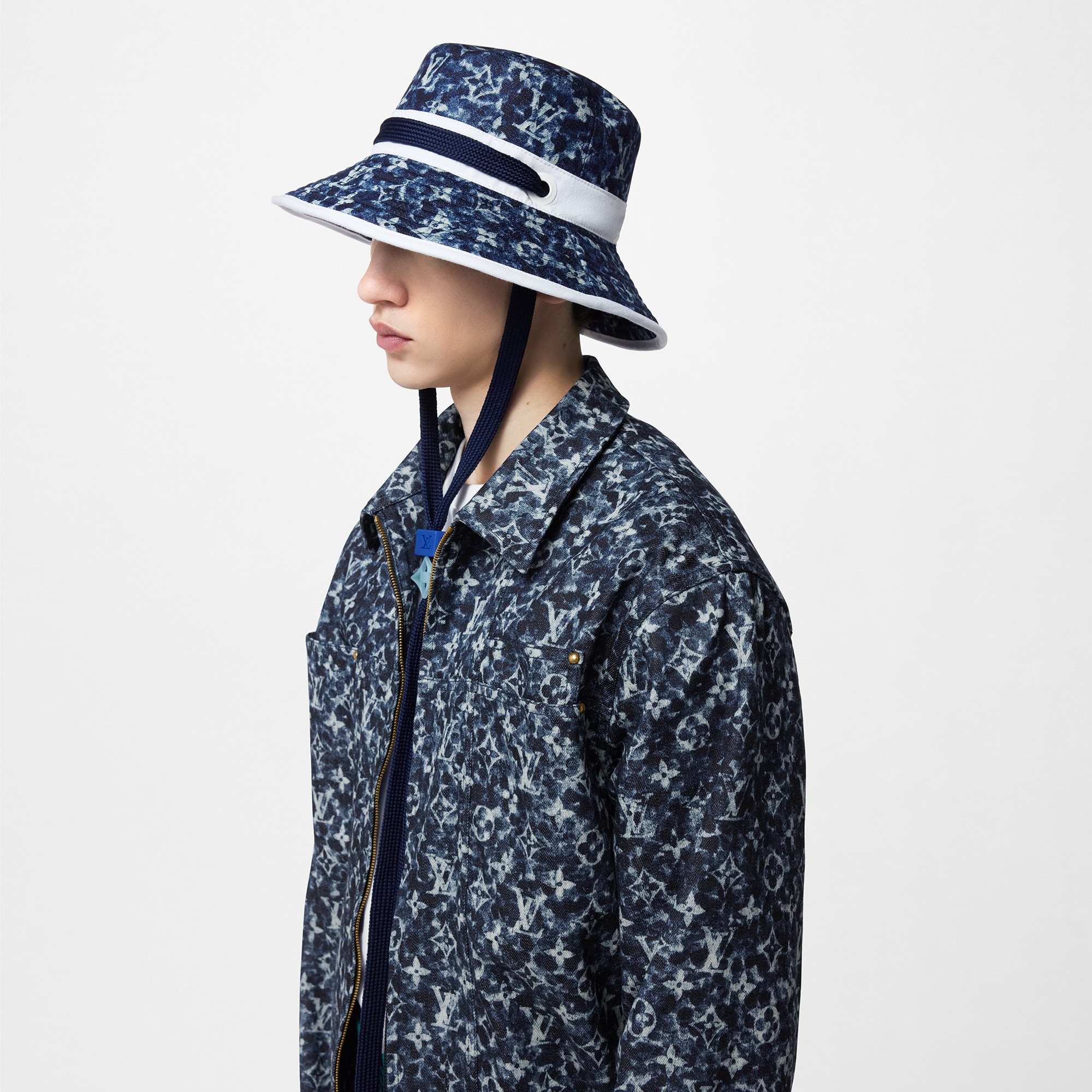 LV Play Monogram Pointillism Bucket Hat - 4