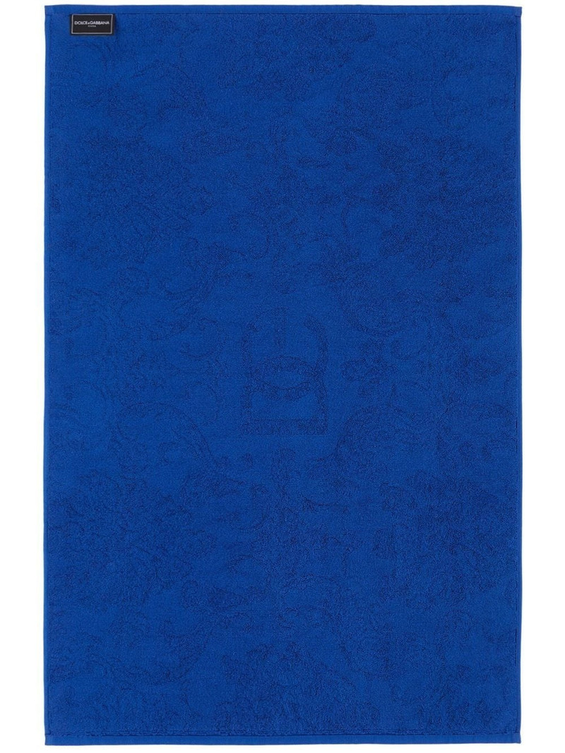 Dolce & Gabbana logo jacquard bath mat outlook