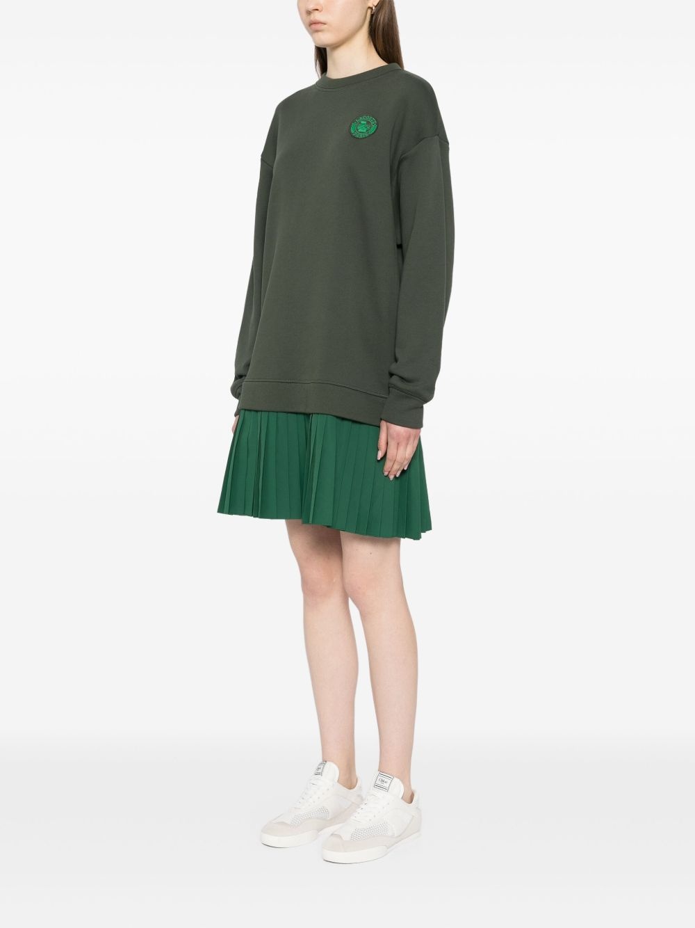 pleated sweatshirt dress - 3