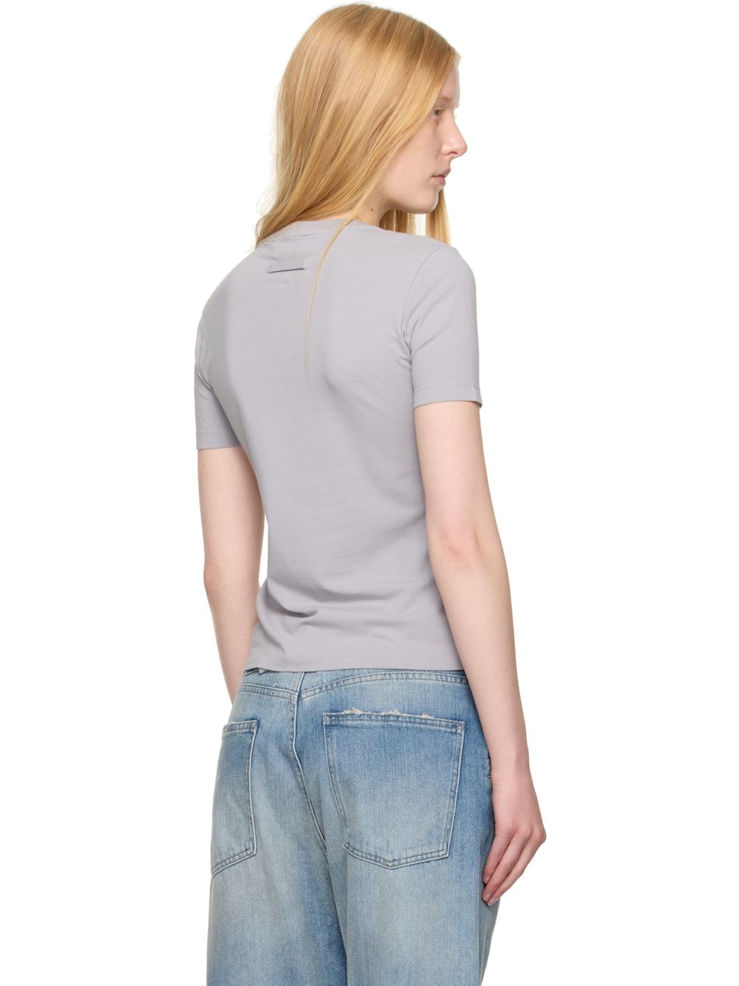 SSENSE Exclusive Gray Cotton Water Print Baby T-shirt - 3