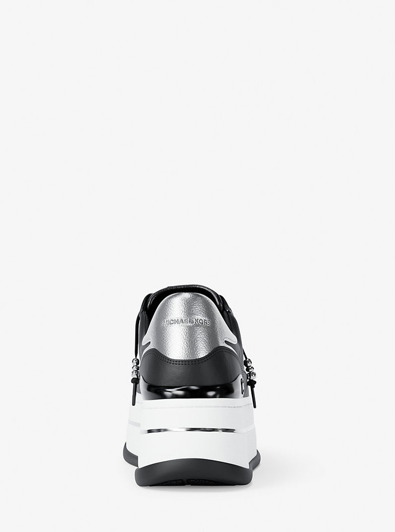 Hayes Embellished Leather Platform Sneaker 5