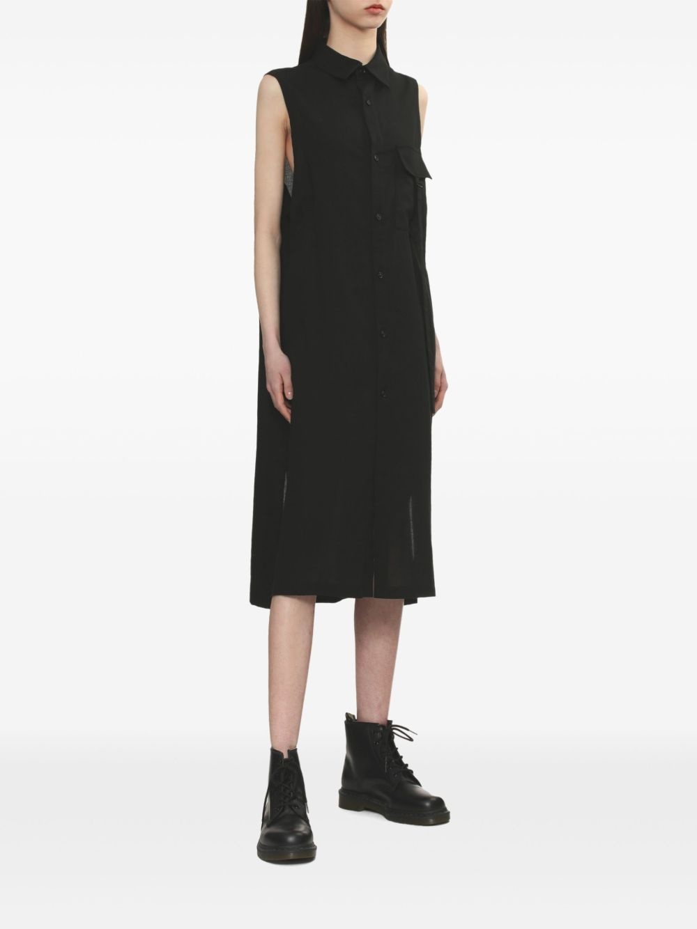 cotton midi dress - 2