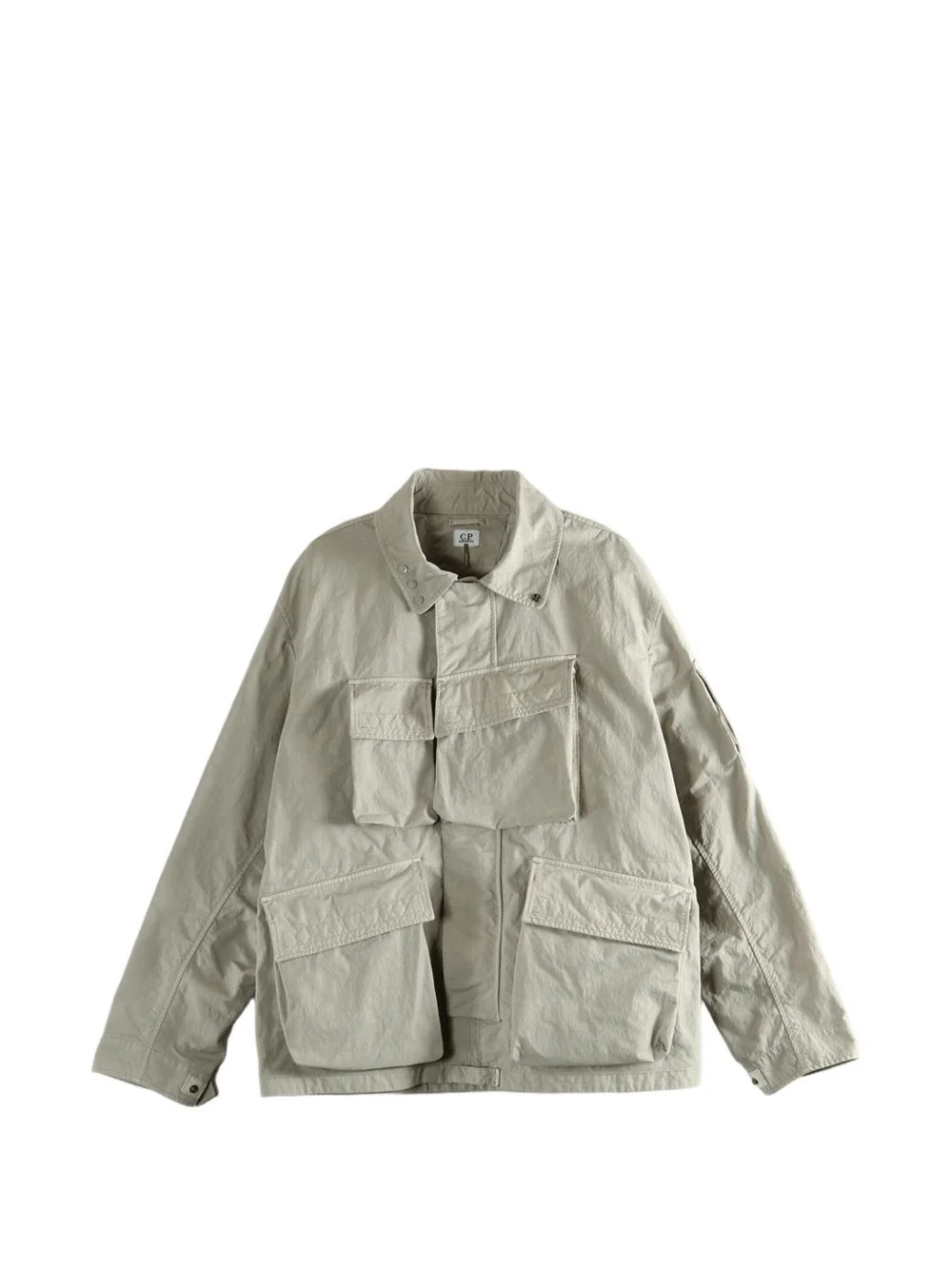 Lens-detail multi-pocket jacket - 1