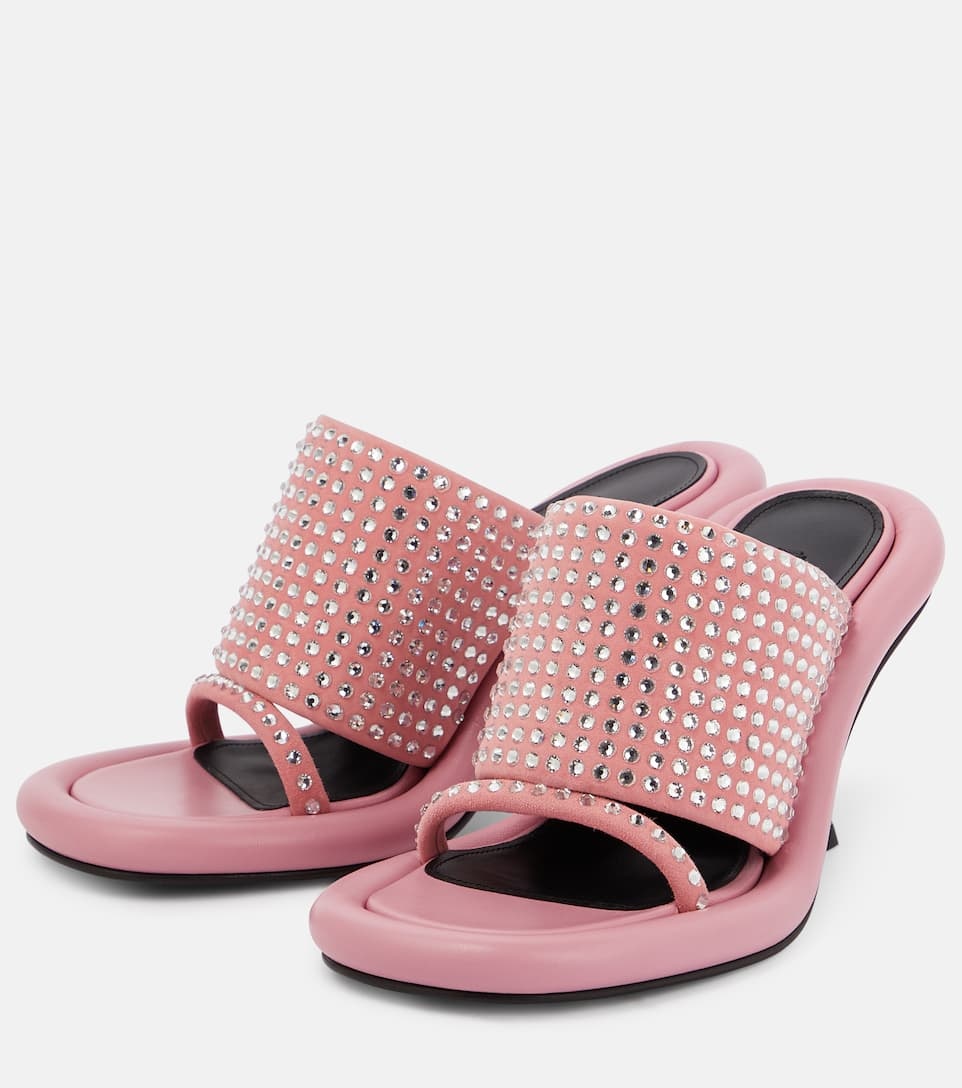 Bumper-Tube embellished mules - 5