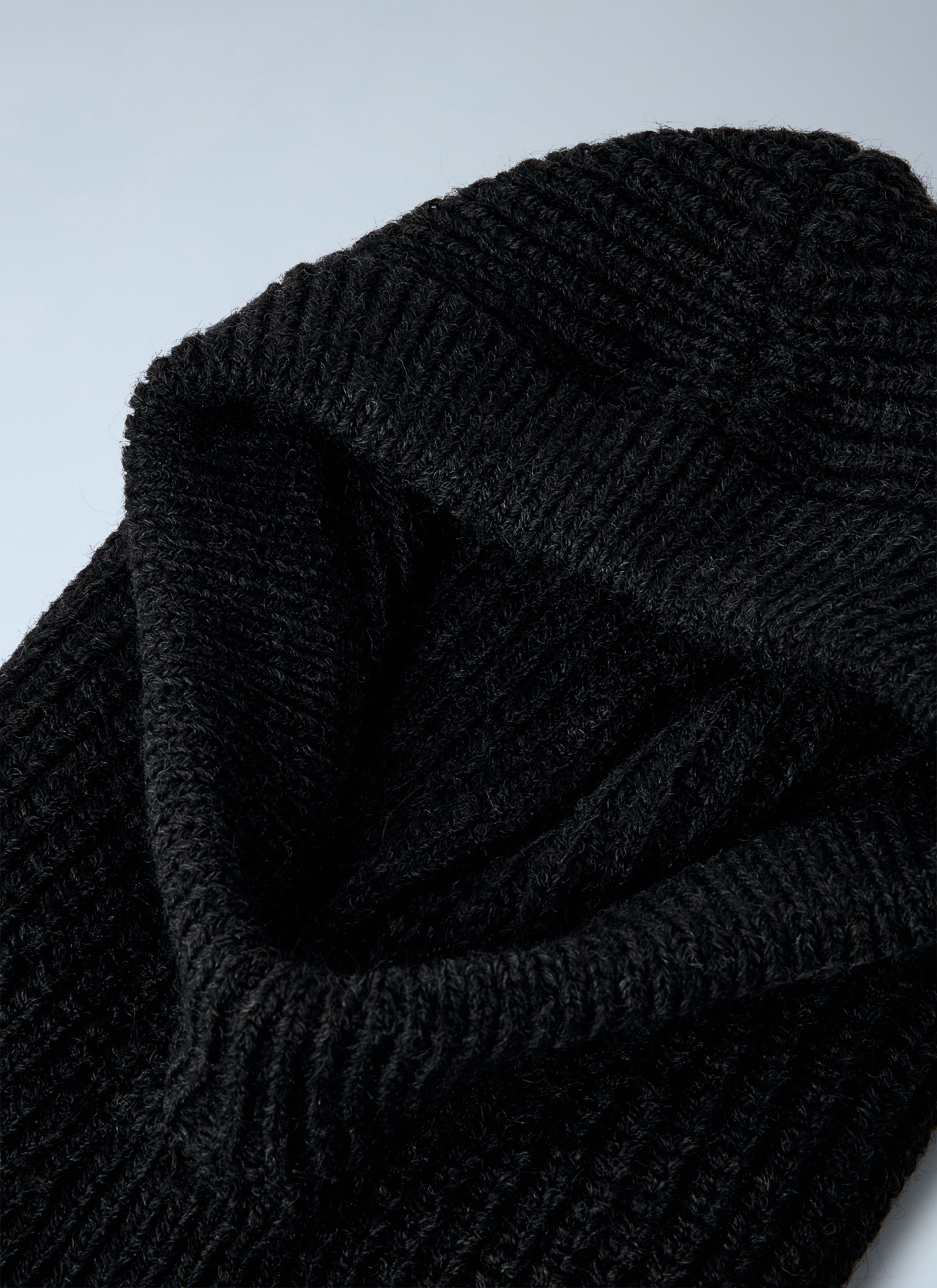 Knitted Wool-Blend Hood - 2