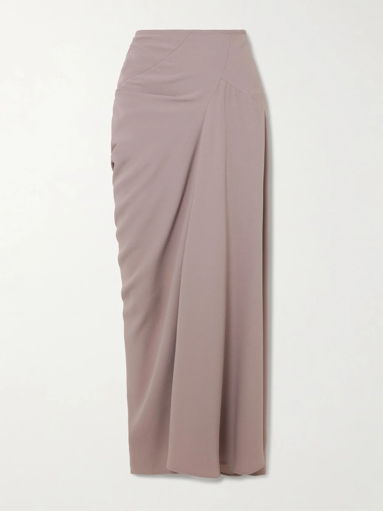 Paneled Crepe De Chine Maxi Skirt - 1