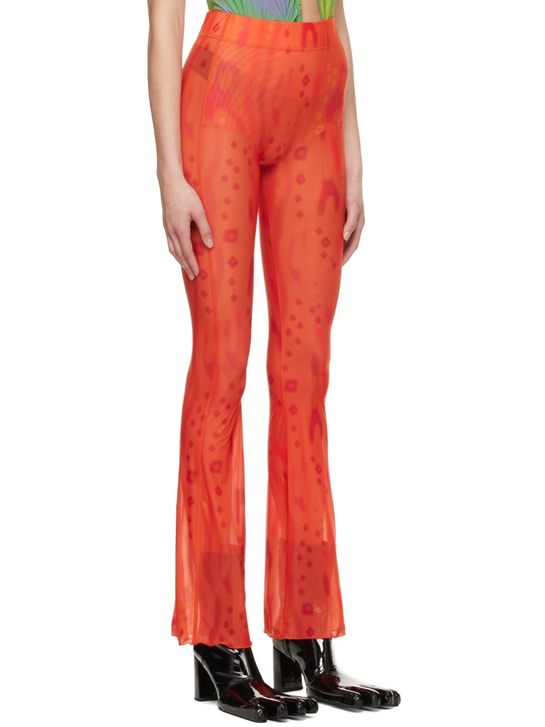 Orange Apartment Trousers - 2