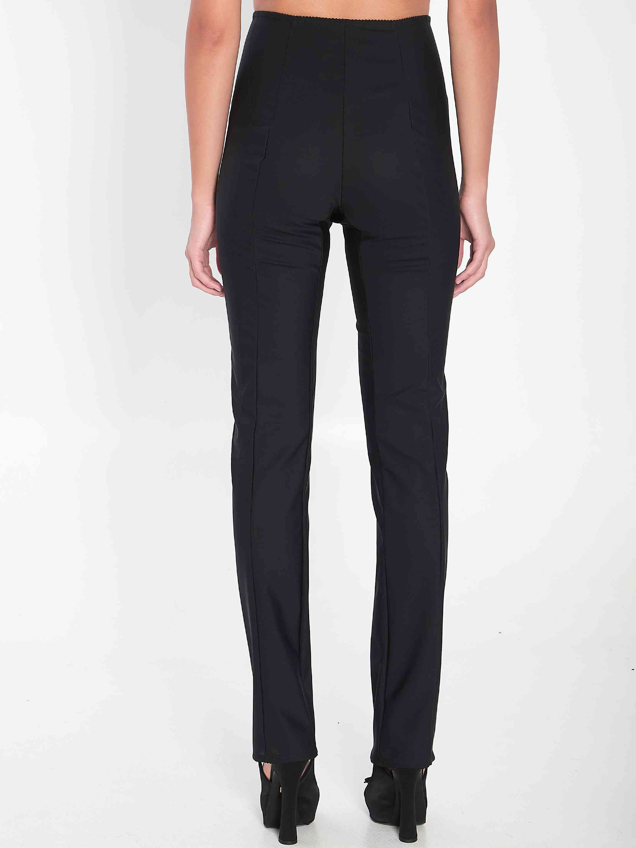 Dolce&Gabbana Women Leggings In Stretch Satin - 4