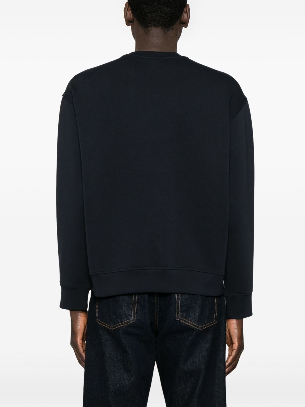 embroidered-logo sweatshirt - 4