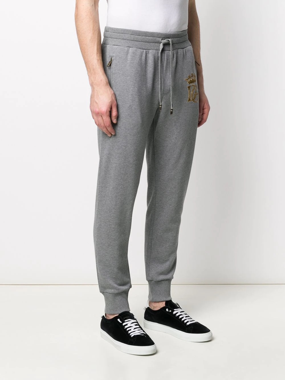 logo-embroidered track pants - 3