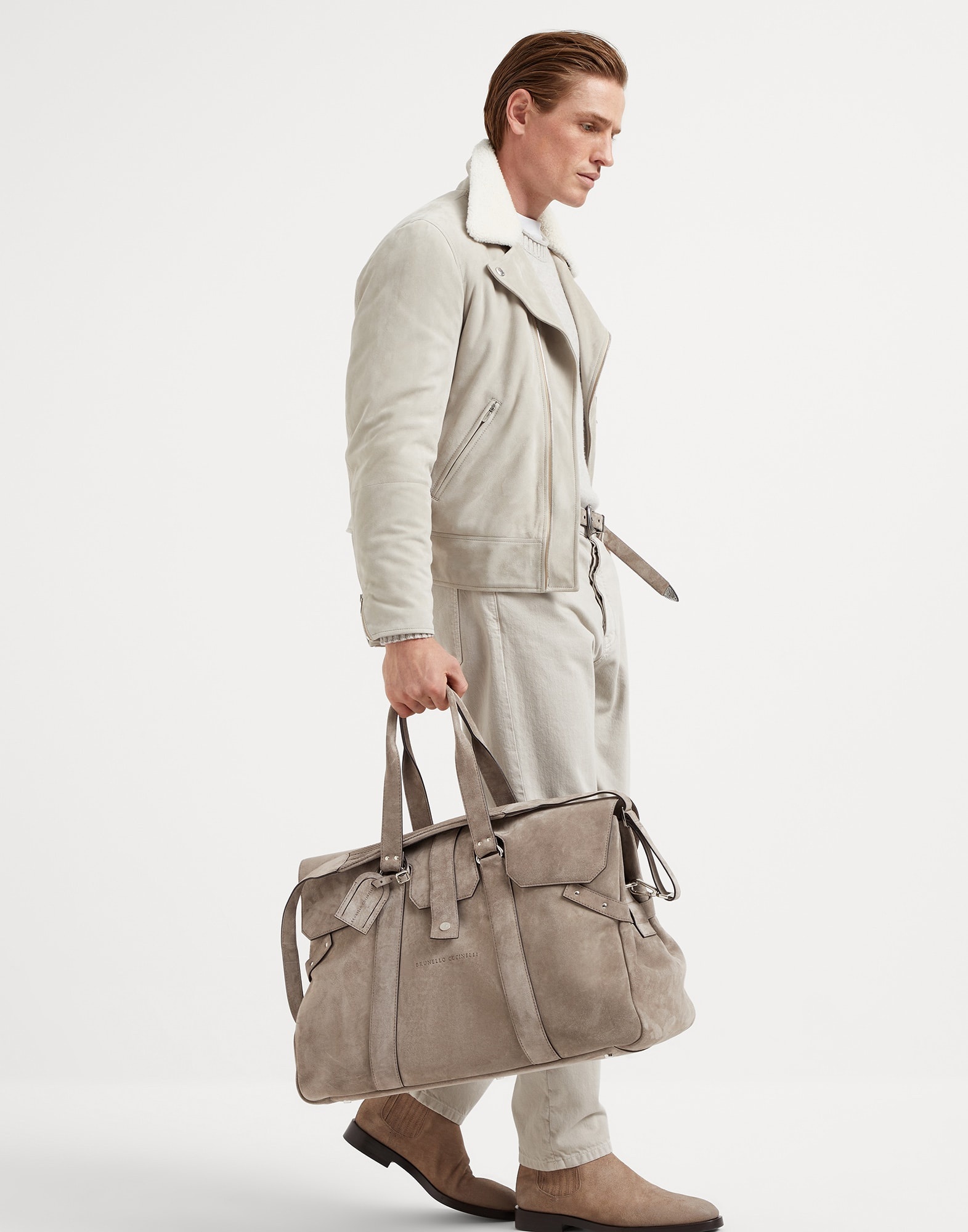 Suede Country Weekender bag - 4