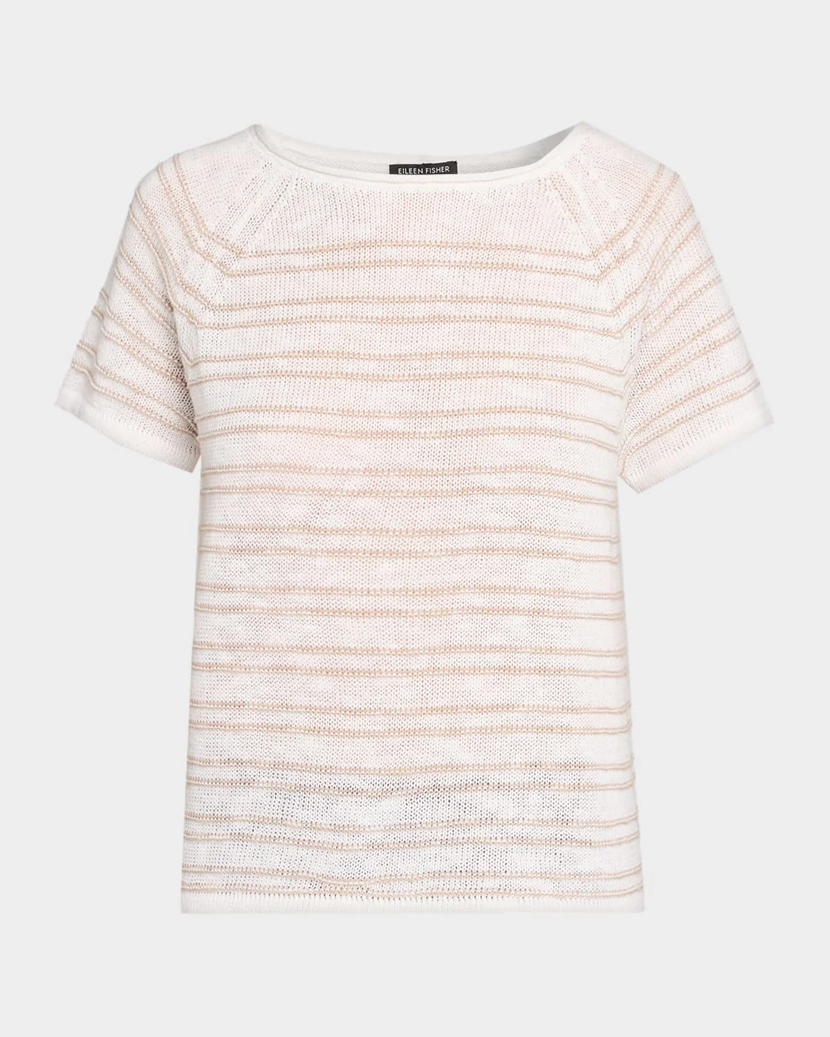 Slubby Bateau-Neck Striped Sweater - 1