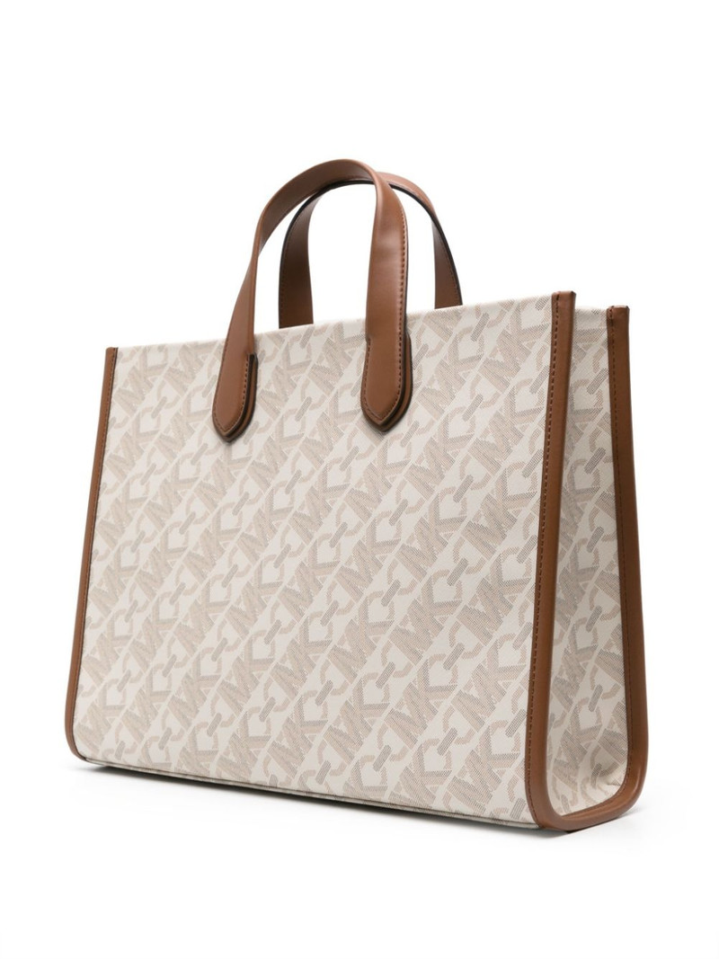 monogram-print canvas tote bag 3