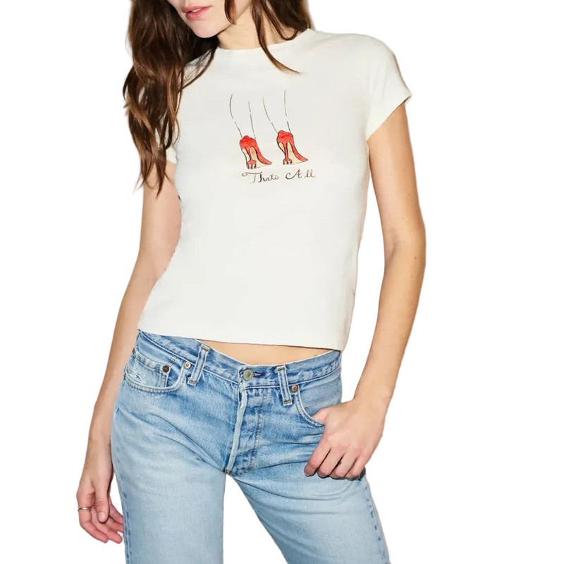 RE/DONE 1950's Boxy Tee That's All outlook
