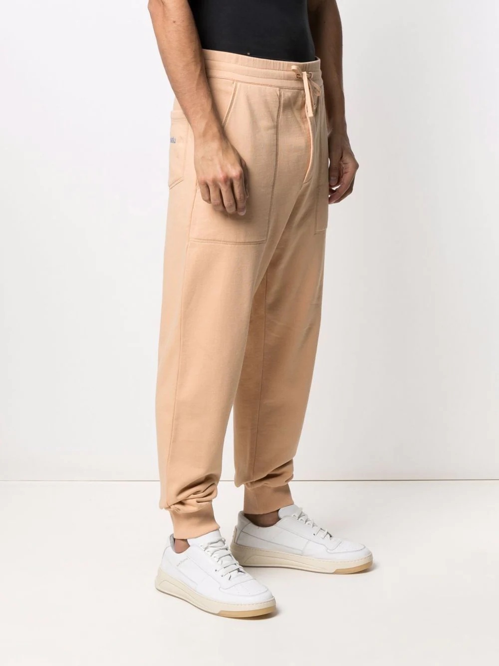 straight-leg drawstring trousers - 3