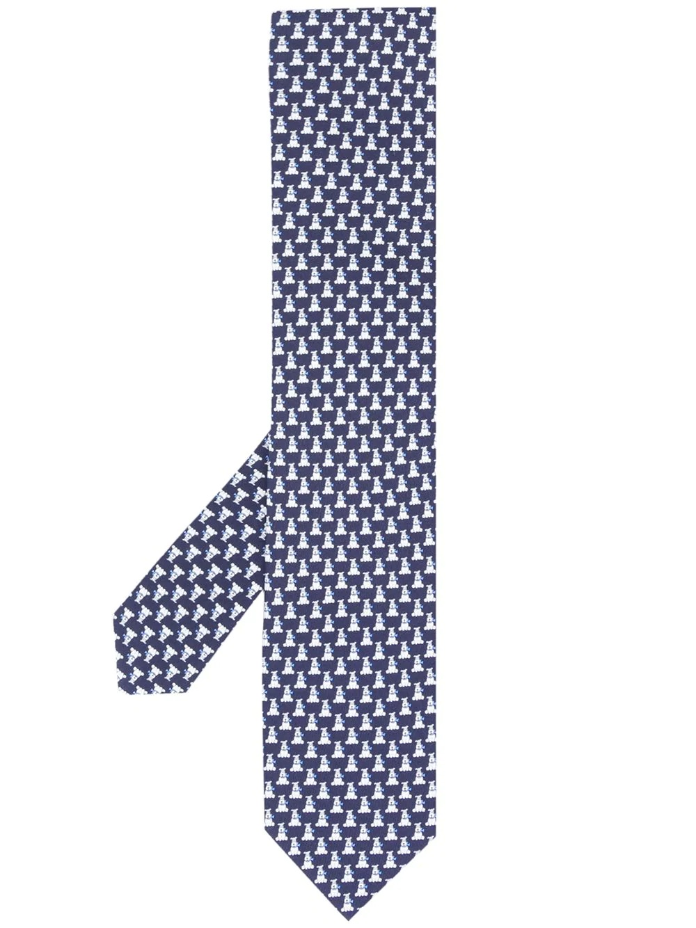 dog print tie - 1