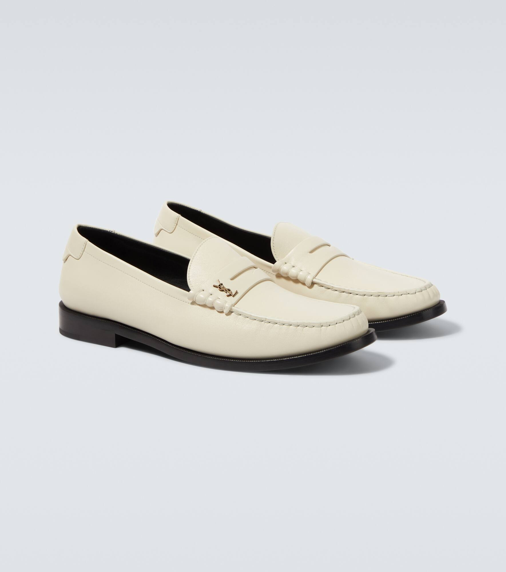 Le Loafer leather penny loafers - 5
