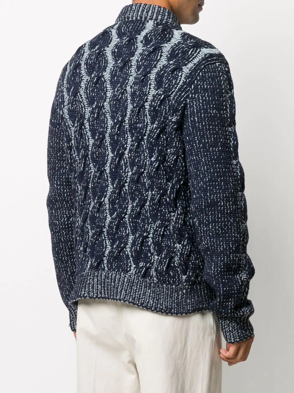 cable knit sweater - 4