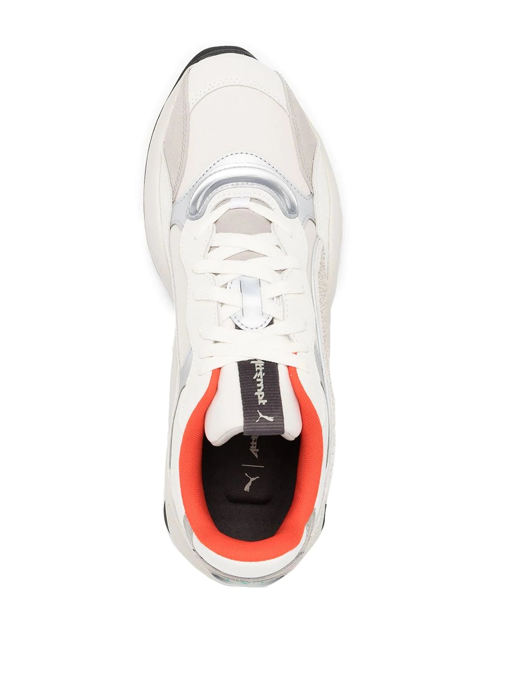 tonal panel sneakers - 4