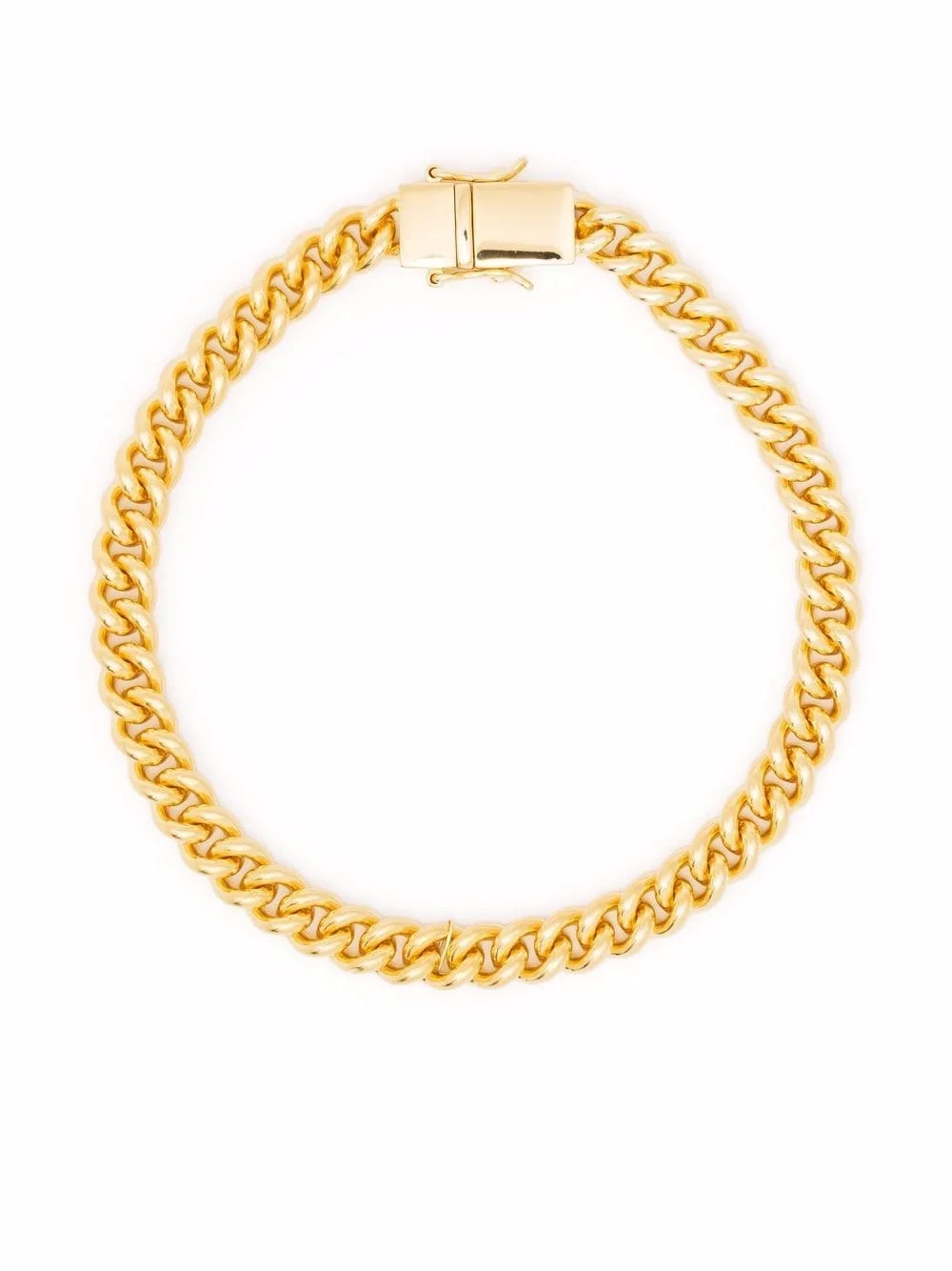 Rounded Curb Thick chain bracelet - 1