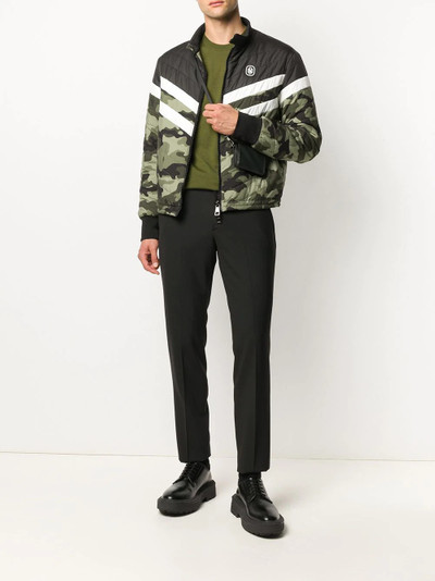 Neil Barrett camouflage print logo jacket outlook