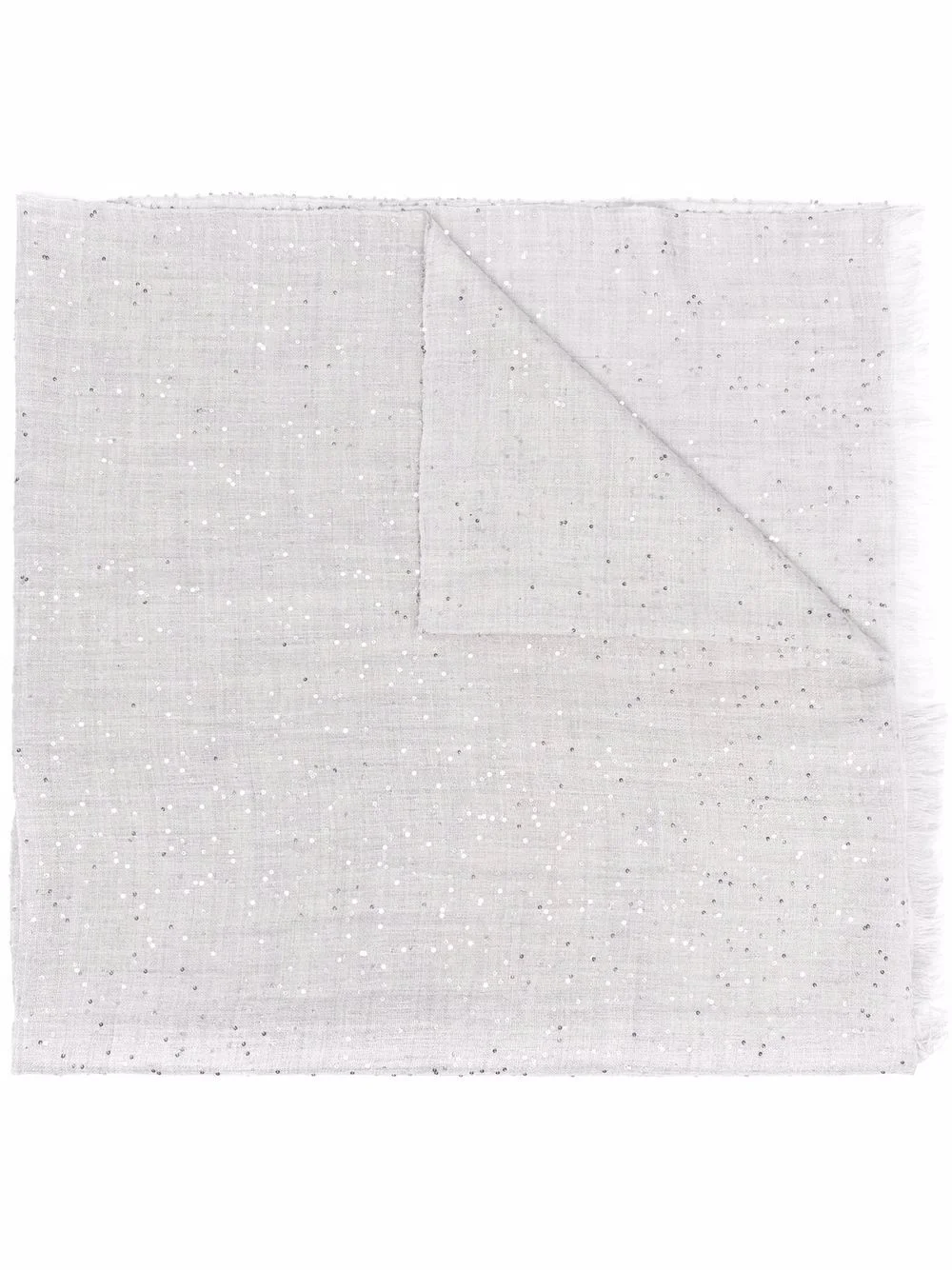 sequin-detail fine scarf - 1