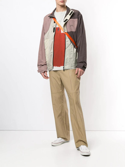 Converse zipped contrast panel track jacket outlook