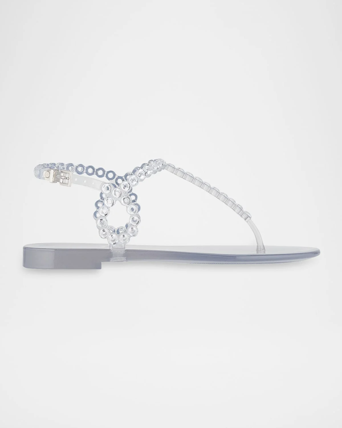 Almost Bare Crystal Jelly Slingback Sandals - 1