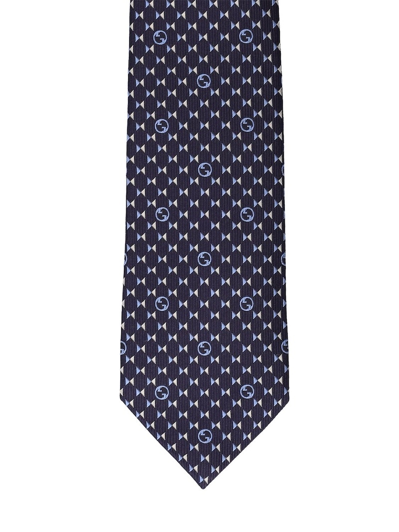 7cm Printed silk tie - 3