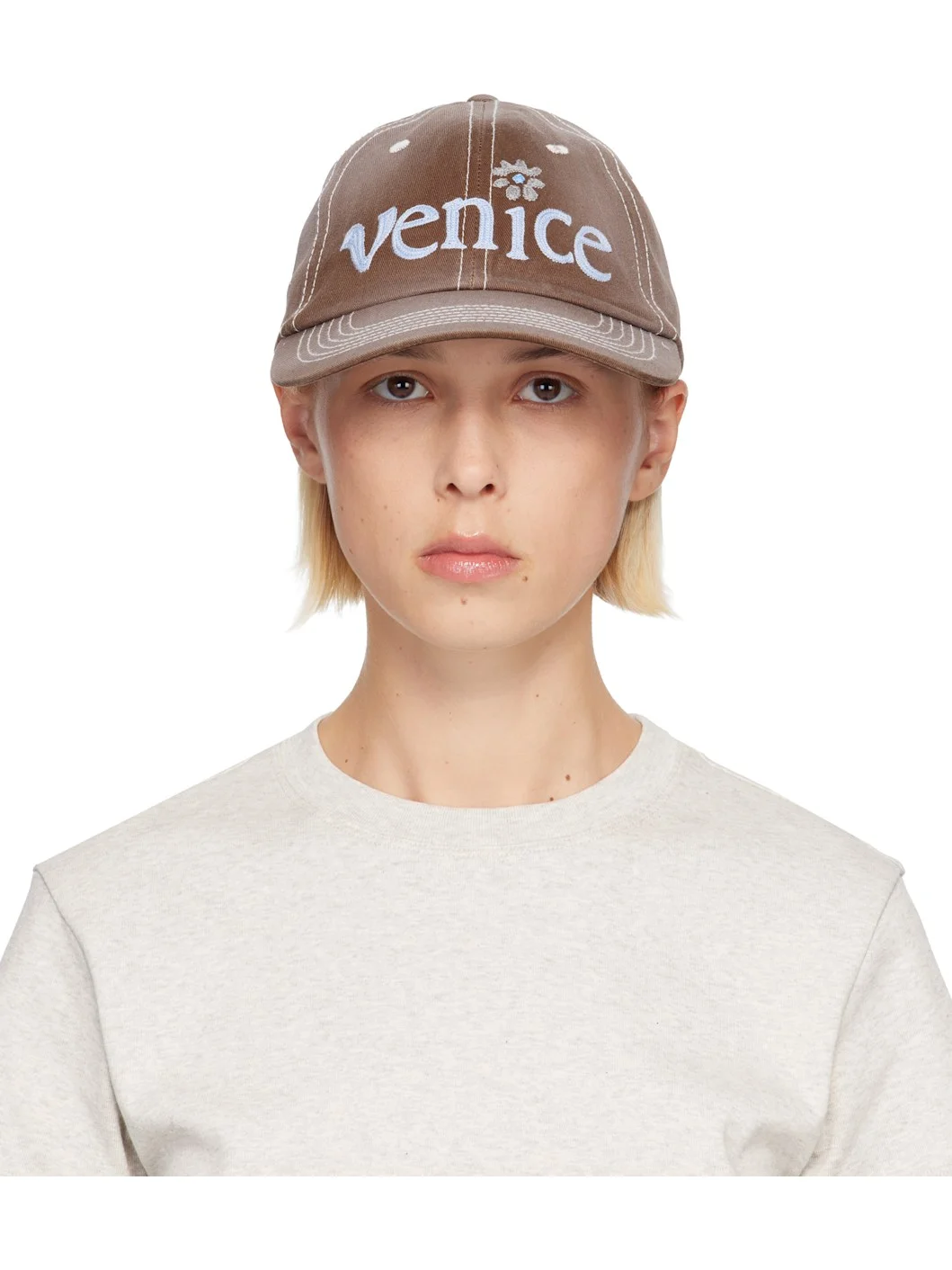 Brown 'Venice' Cap - 1
