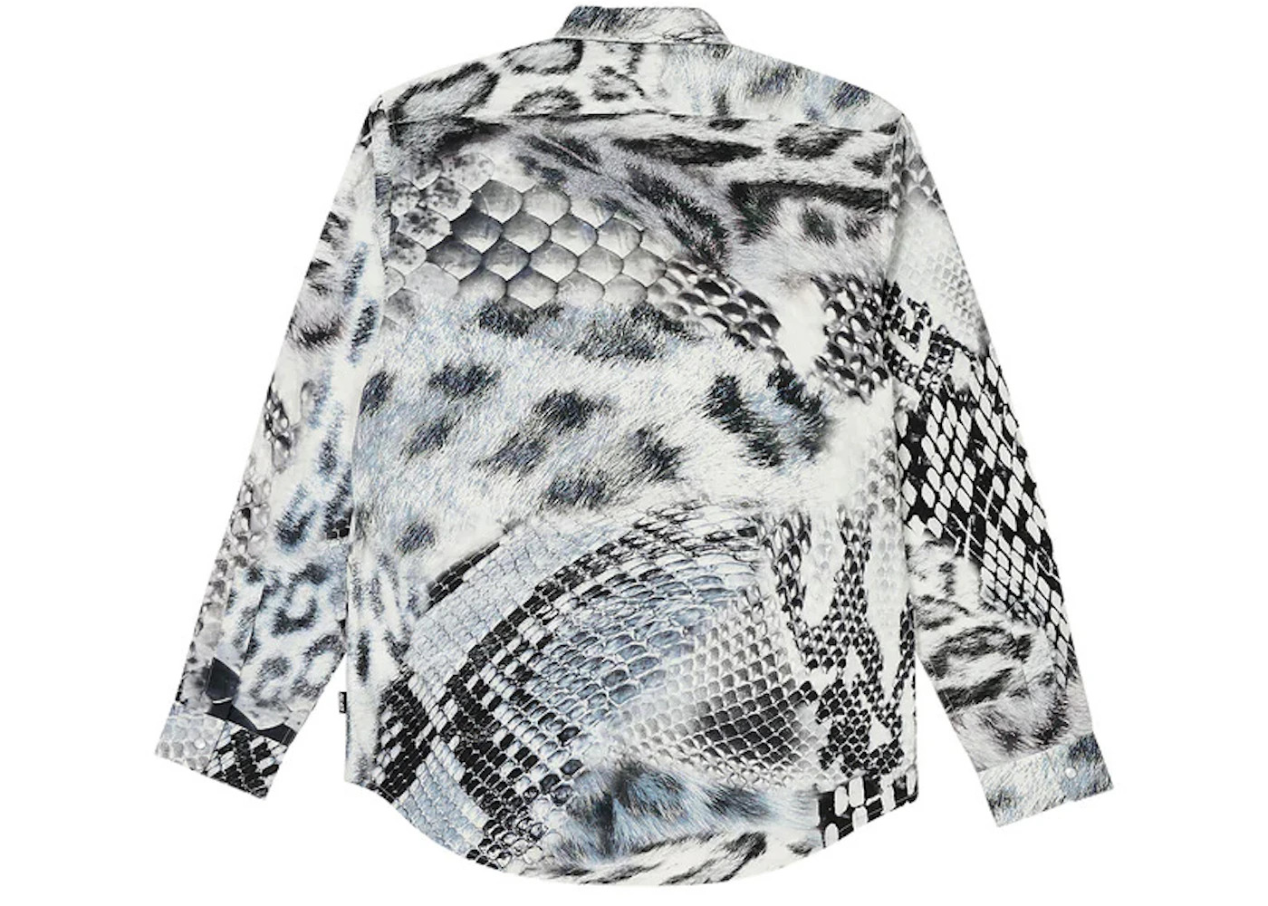 Palace Animal Print Shirt Grey - 2