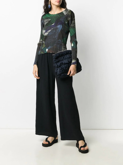 Pleats Please Issey Miyake Andante long-sleeved top outlook