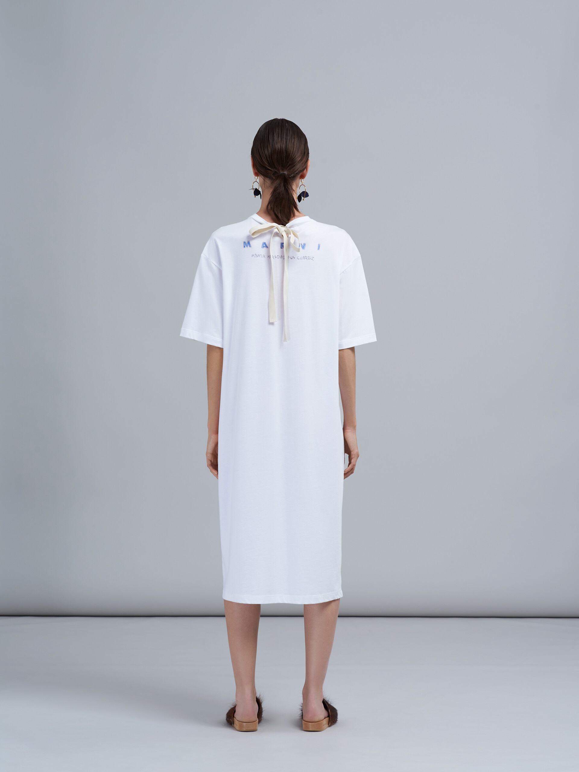 LA ROSA PRINT COTTON JERSEY DRESS - 3