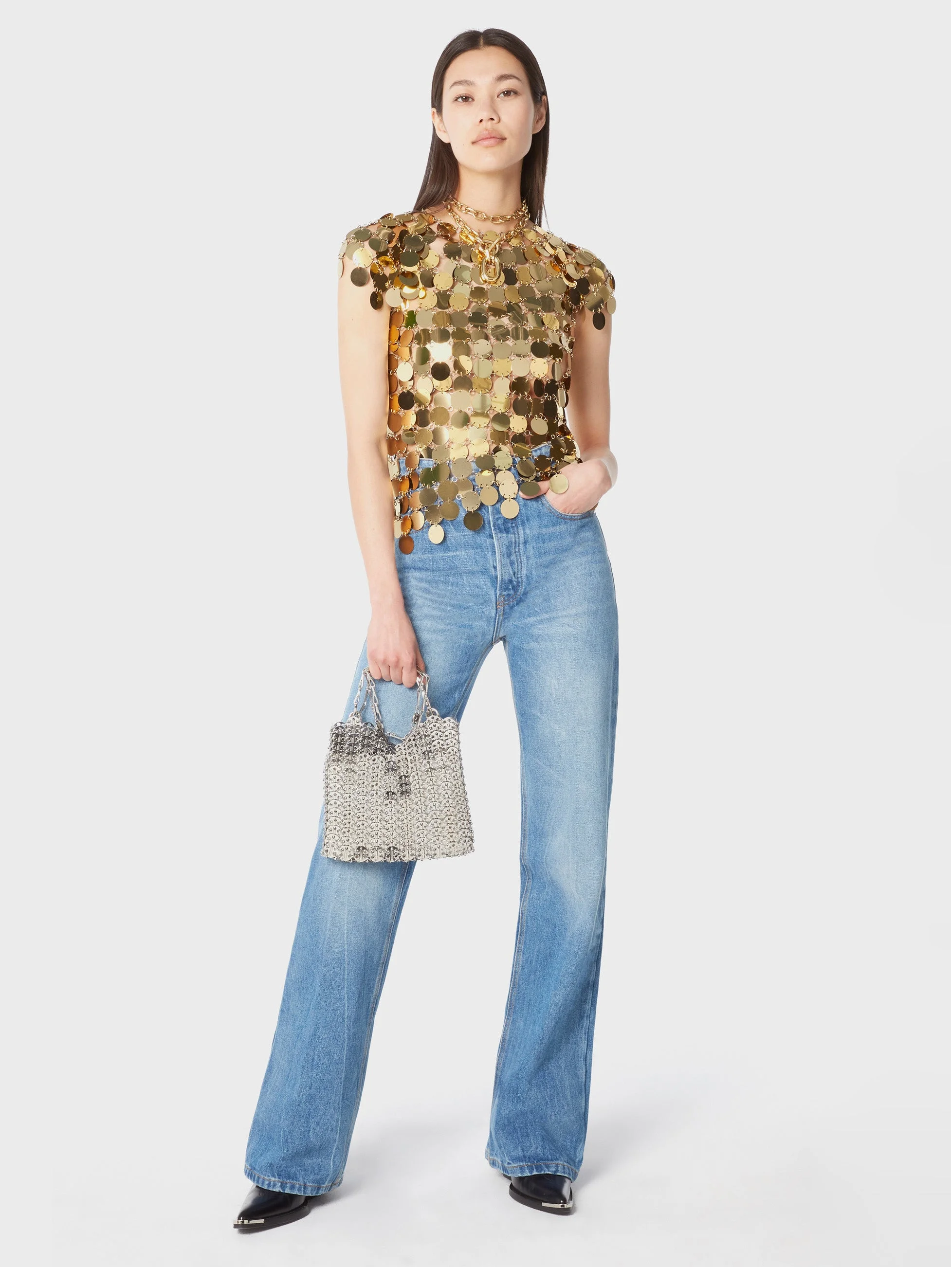 THE GOLD SPARKLE DISCS TOP - 1