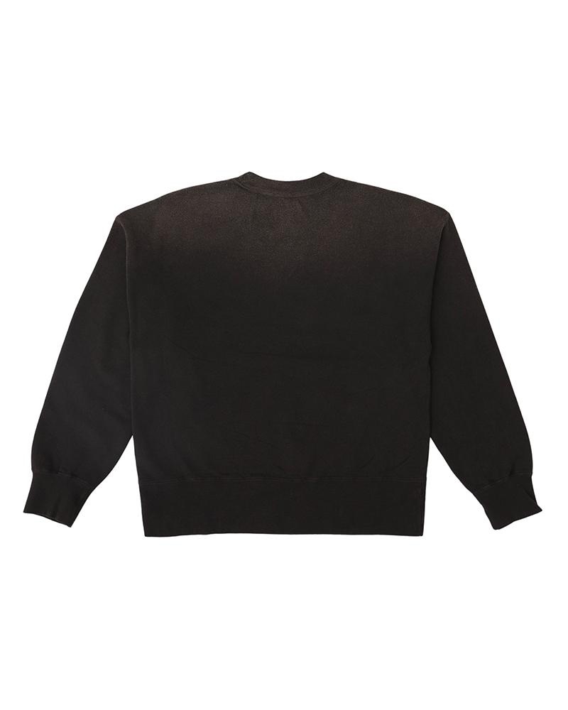 COURT SWEAT L/S DMGD BLACK - 2