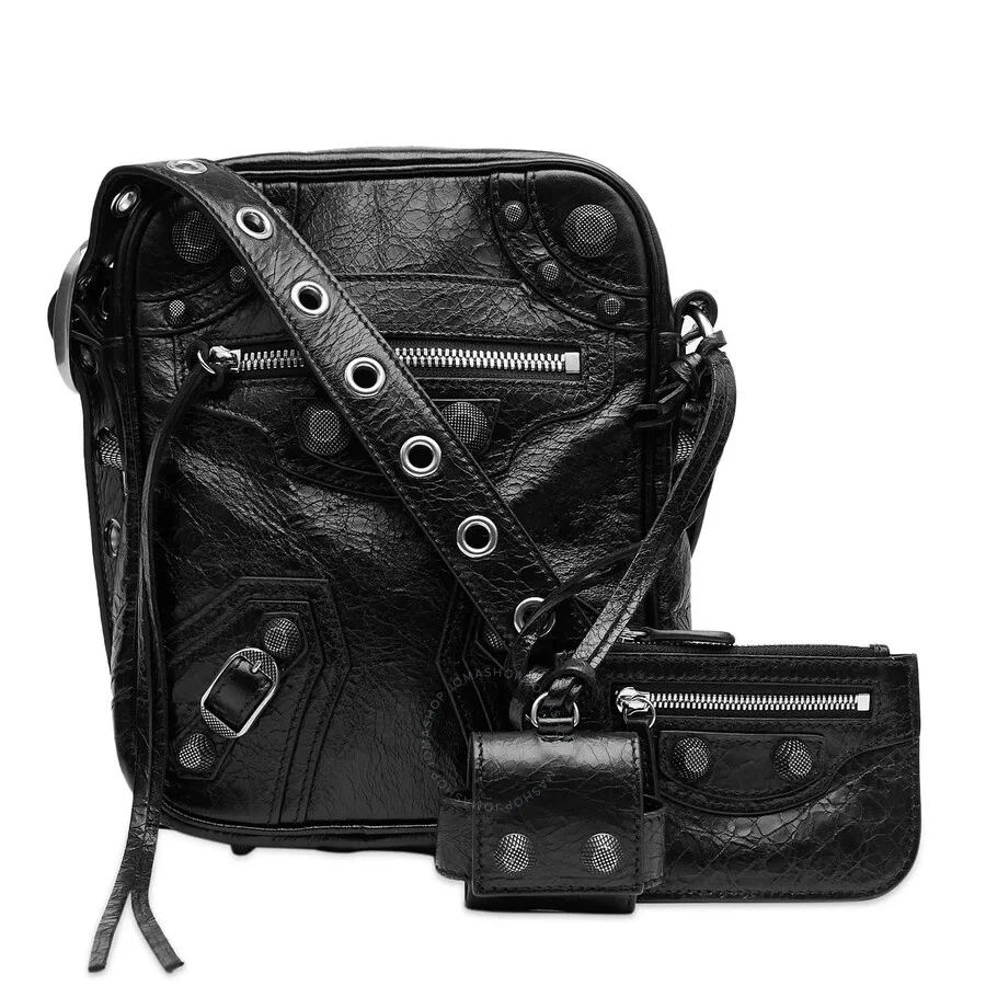 Balenciaga Le Cagole Men Crossbody Bag In Black - 1